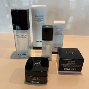 CHANEL 3 x Empty Skincare containers for props